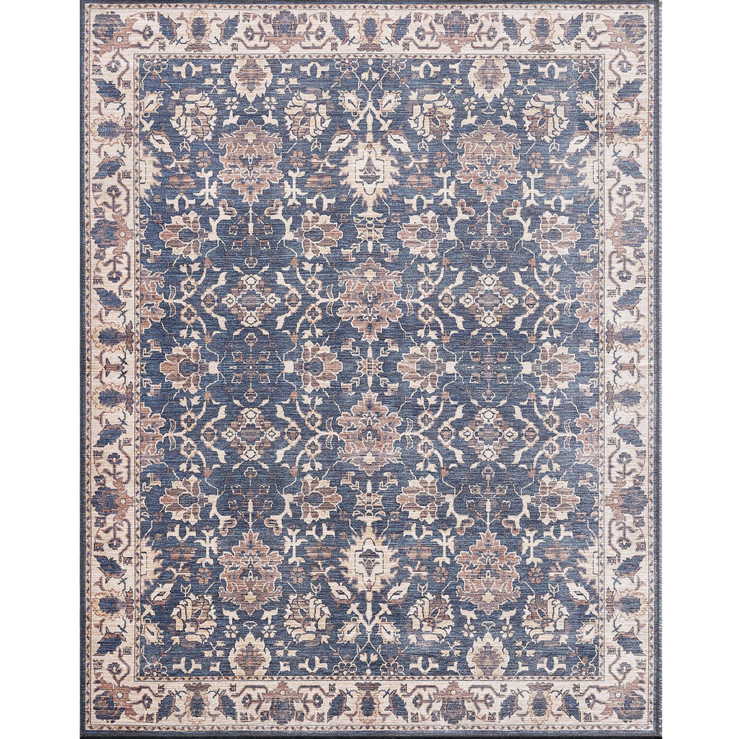 4modernhome Machine Printed Vintage Area Rug For Living Room, Hallway Runner, Entryway Rug #DP01
