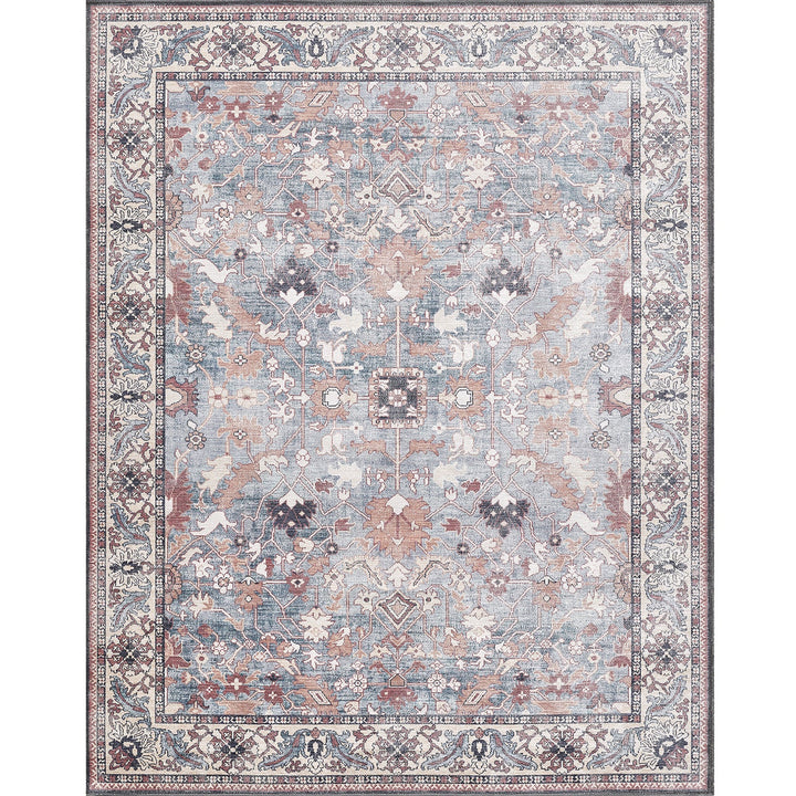 4modernhome Machine Printed Vintage Area Rug For Living Room, Hallway Runner, Entryway Rug #DP05