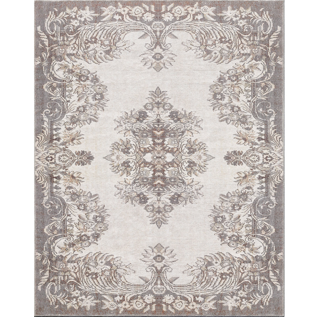 4modernhome Machine Printed Vintage Area Rug For Living Room, Hallway Runner, Entryway Rug #DP08