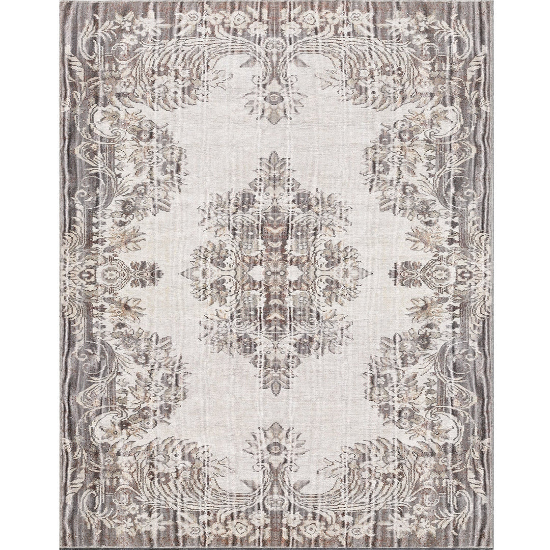 4modernhome Machine Printed Vintage Area Rug For Living Room, Hallway Runner, Entryway Rug #DP08