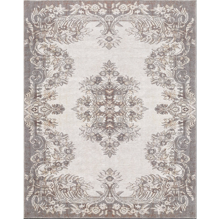 4modernhome Machine Printed Vintage Area Rug For Living Room, Hallway Runner, Entryway Rug #DP08