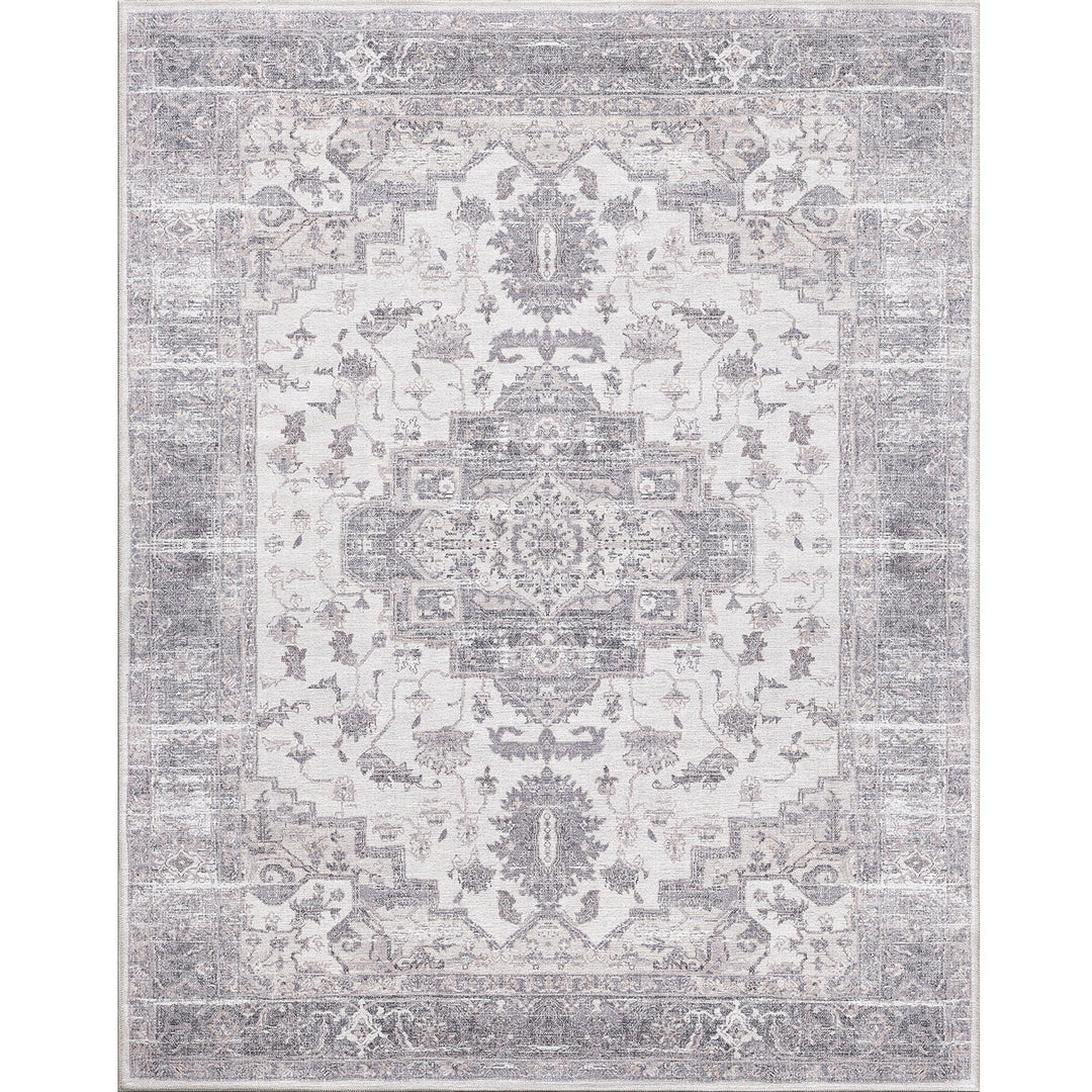 4modernhome Machine Printed Vintage Area Rug For Living Room, Hallway Runner, Entryway Rug #DP10