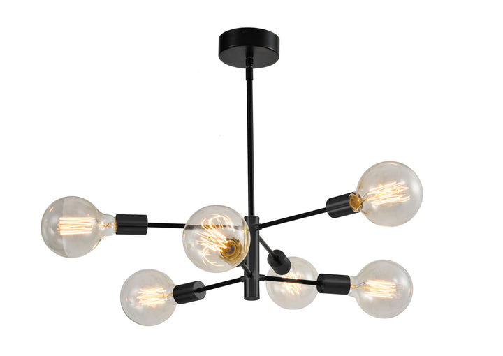 Maxax Unique Statement & Sputnik Modern Linear With Wrought Iron Accents #MX21037