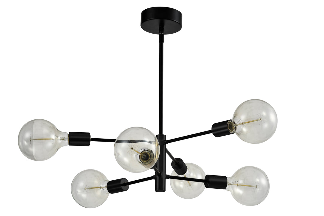 Maxax Unique Statement & Sputnik Modern Linear With Wrought Iron Accents #MX21037