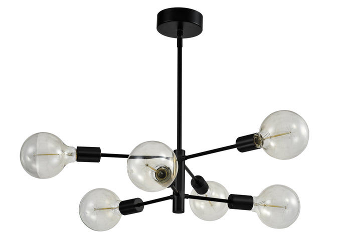 Maxax Unique Statement & Sputnik Modern Linear With Wrought Iron Accents #MX21037