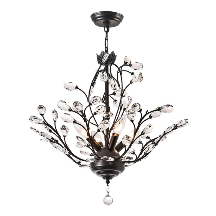 Maxax 4-Light Crystal Chandelier #MX19046