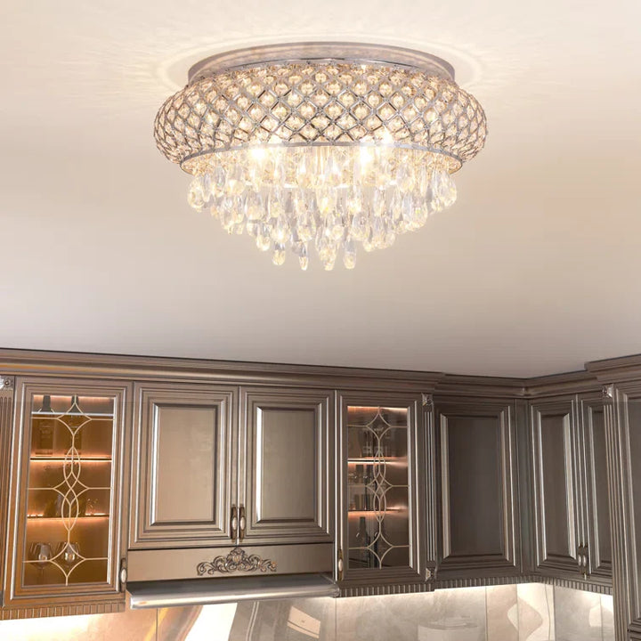Maxax 5 - Light 19.6in Chandelier Style Drum Flush Mount #MX19120