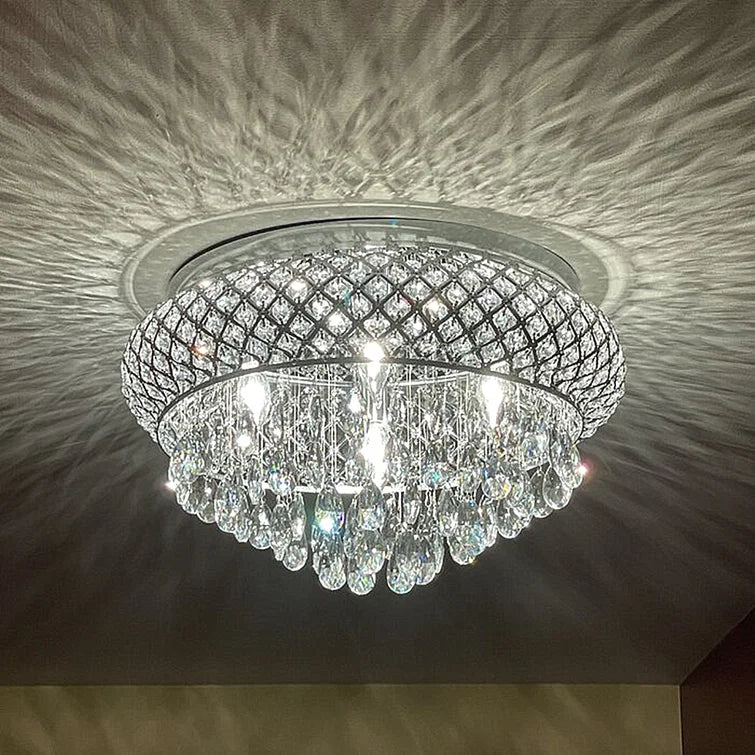 Maxax 5 - Light 19.6in Chandelier Style Drum Flush Mount #MX19120