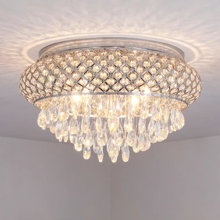 Maxax 5 - Light 19.6in Chandelier Style Drum Flush Mount #MX19120