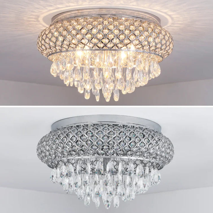 Maxax 5 - Light 19.6in Chandelier Style Drum Flush Mount #MX19120