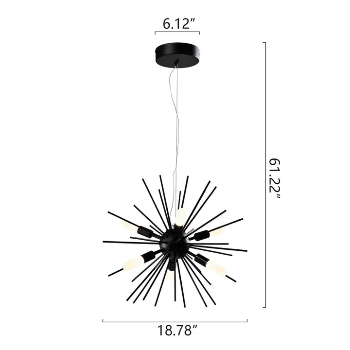 Maxax 6 - Light Sputnik Sphere Led Chandelier#MX21036