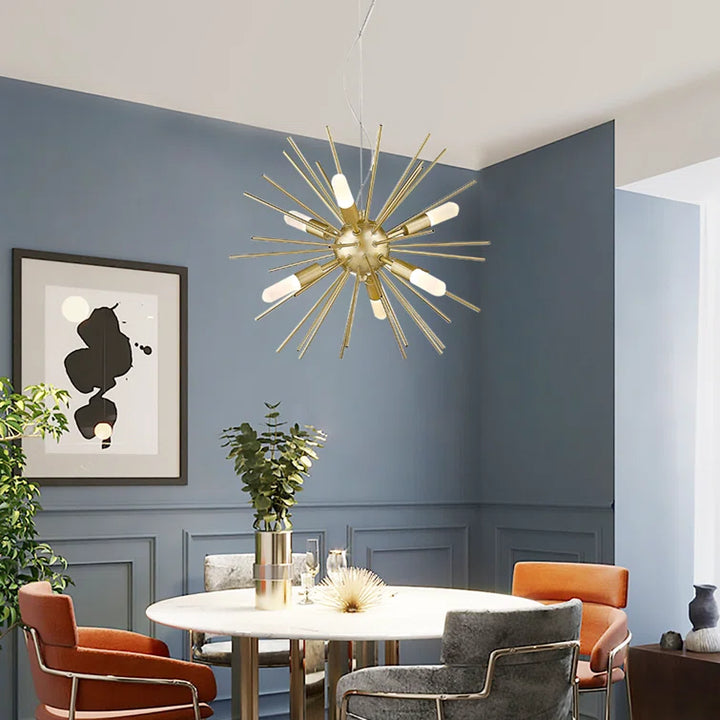 Maxax 6 - Light Sputnik Sphere Led Chandelier#MX21036