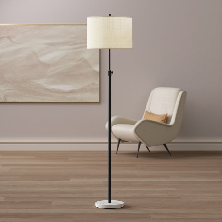 67.75" Modern Metal And Marble Floor Lamp For Living Room/bedroom #FRS01