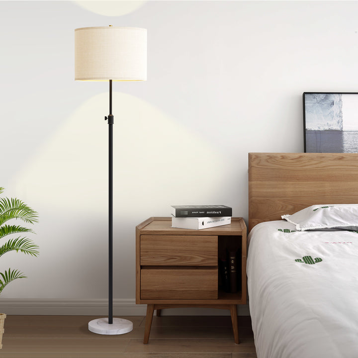 67.75" Modern Metal And Marble Floor Lamp For Living Room/bedroom #FRS01