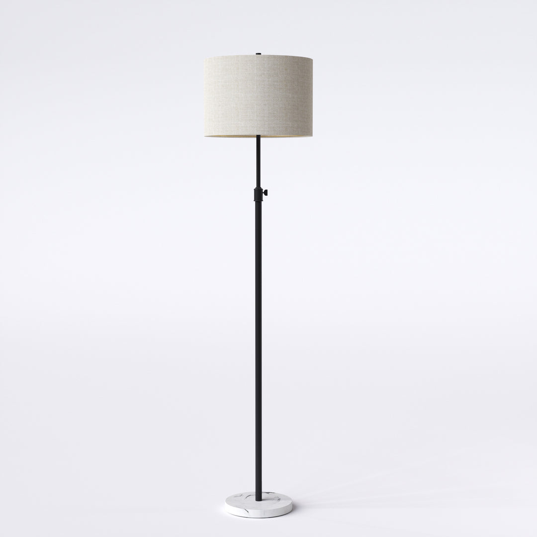 67.75" Modern Metal And Marble Floor Lamp For Living Room/bedroom