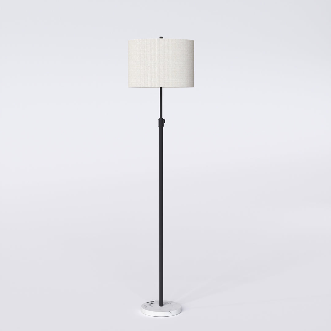 67.75" Modern Metal And Marble Floor Lamp For Living Room/bedroom