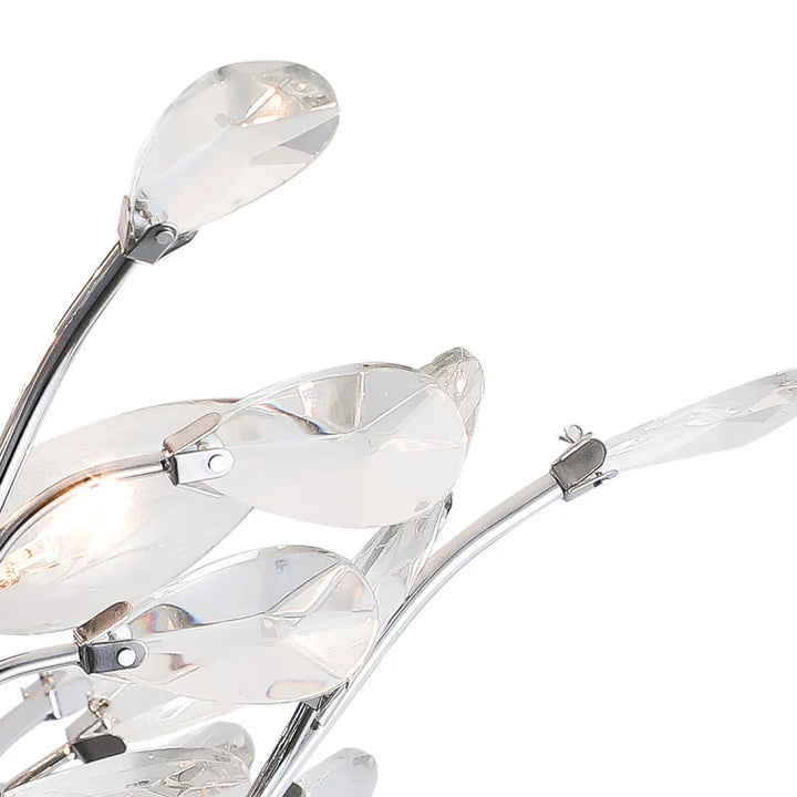 Zaza Designs 4 - Light 16in Crysal Semi Flush Mount #19159