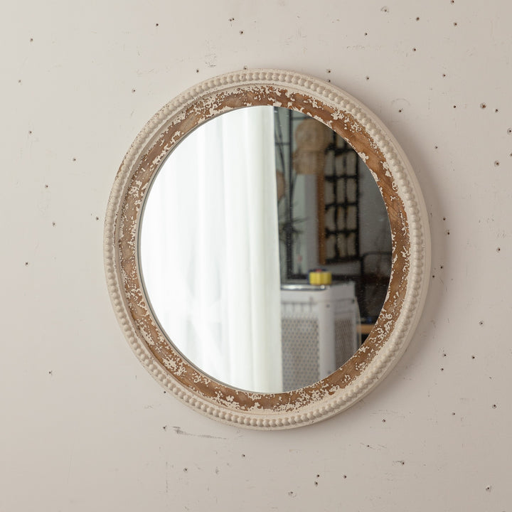 Wood Flat Wall Mirror #25008-WG