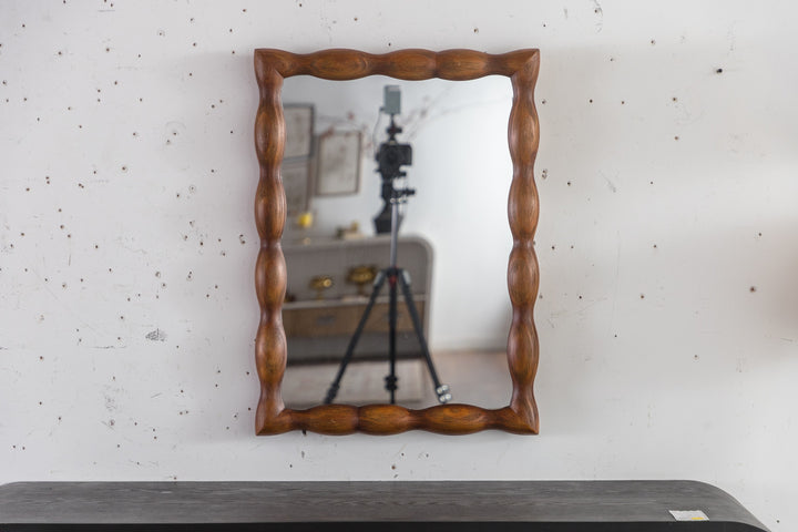 Opulence Solid Wood Rectangle Flat Wall Mirror #25032