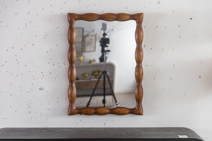 Opulence Solid Wood Rectangle Flat Wall Mirror #25032