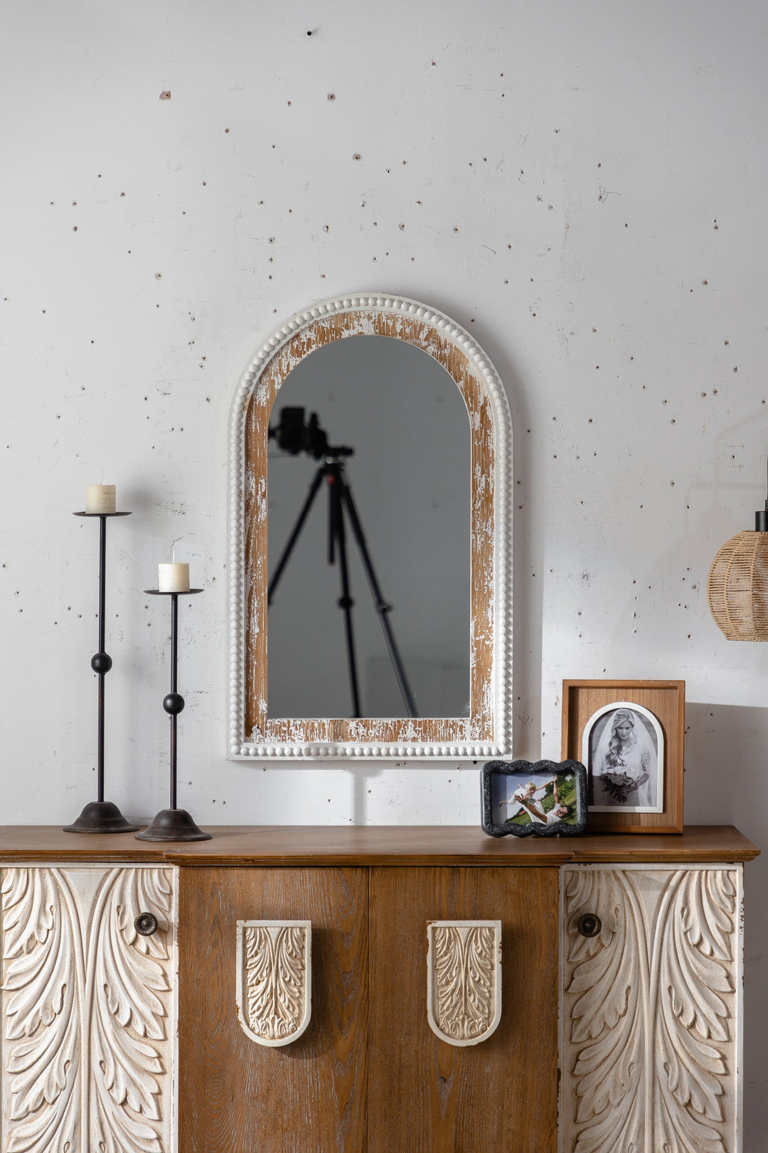 Wood Flat Wall Mirror #25010-WG