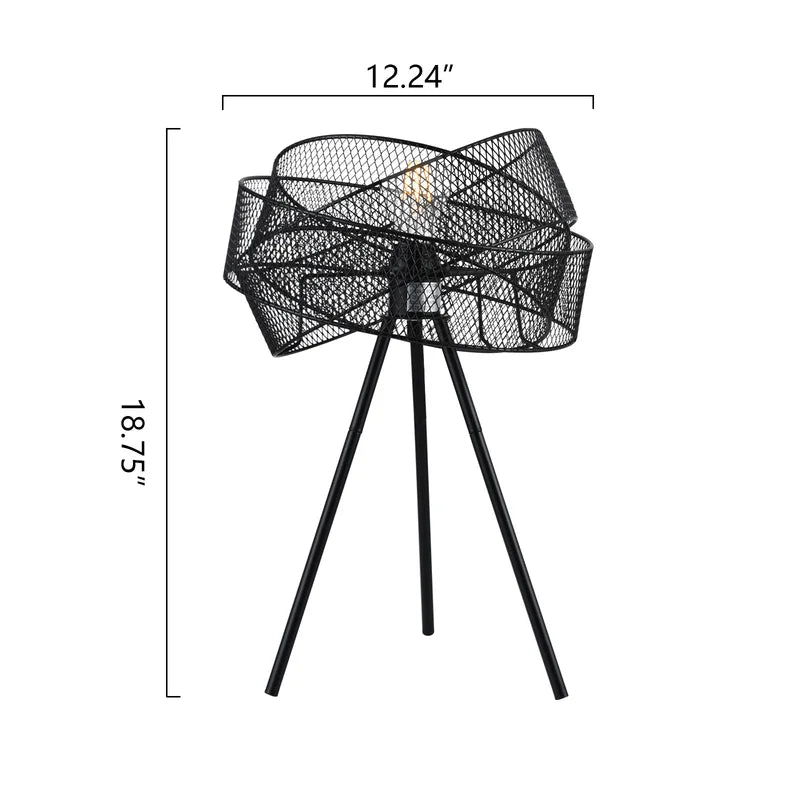 Maxax 18.75 Inch Black Tripod Table Lamps #T501