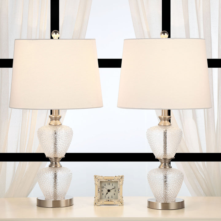 Maxax Modern Glass Table Lamps (Set of 2)