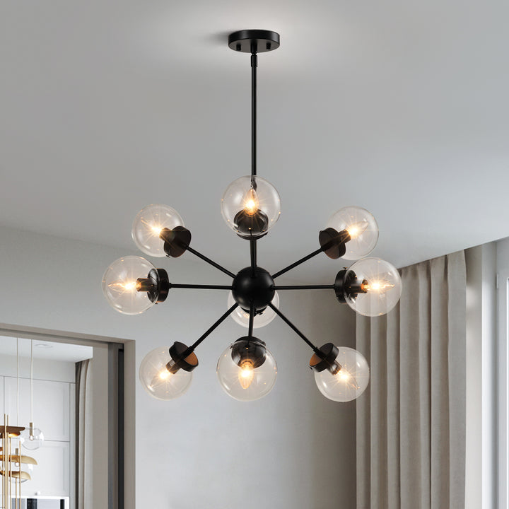 Maxax 9 - Light Sputnik Sphere Chandelier #MX1602-P9