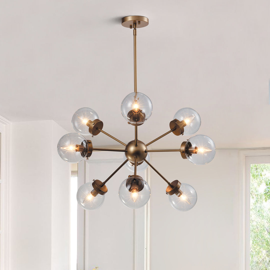 Maxax 9 - Light Sputnik Sphere Chandelier #MX1602-P9