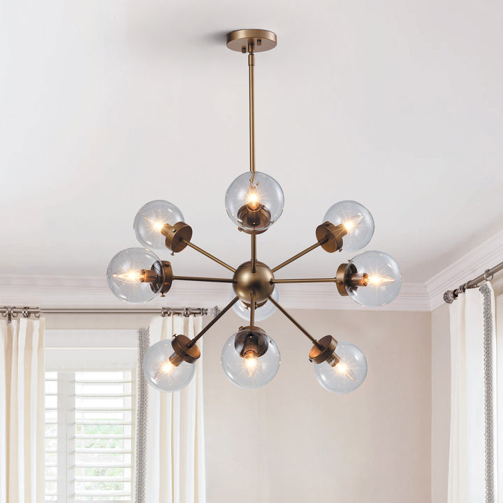 Maxax 9 - Light Sputnik Sphere Chandelier #MX1602-P9