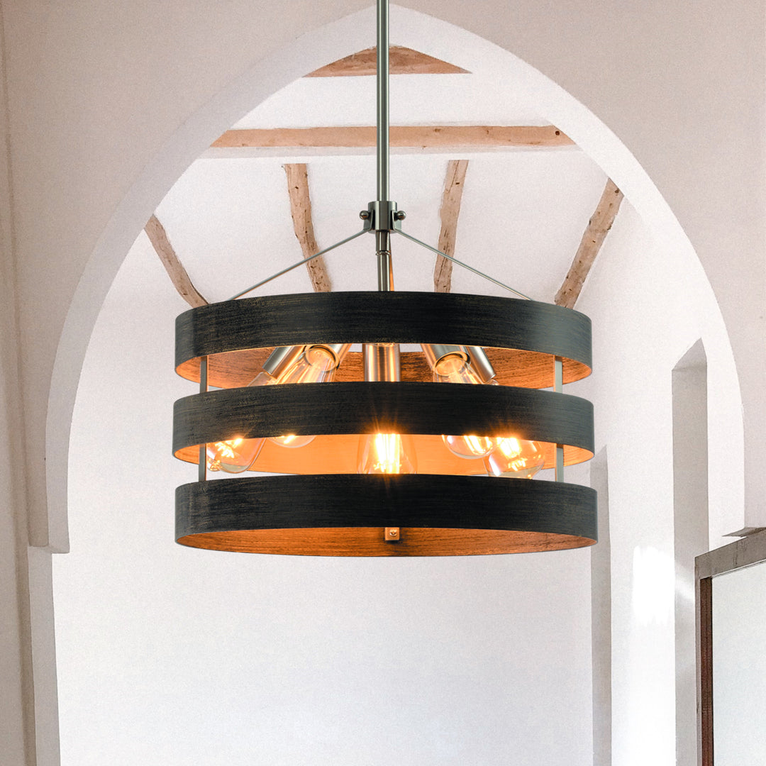 Maxax 3 - Light Unique Drum Chandelier #MX1911