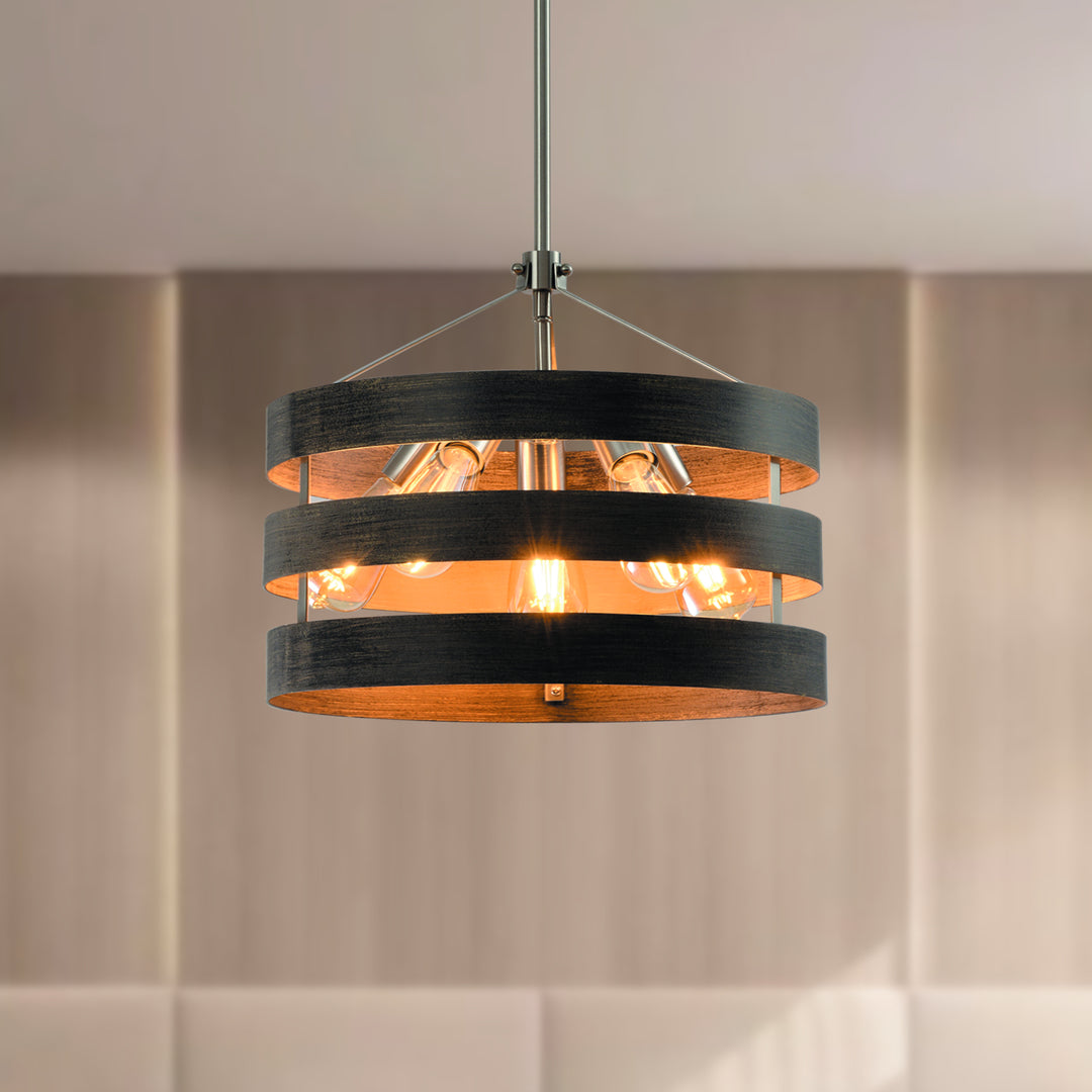 Maxax 3 - Light Unique Drum Chandelier #MX1911