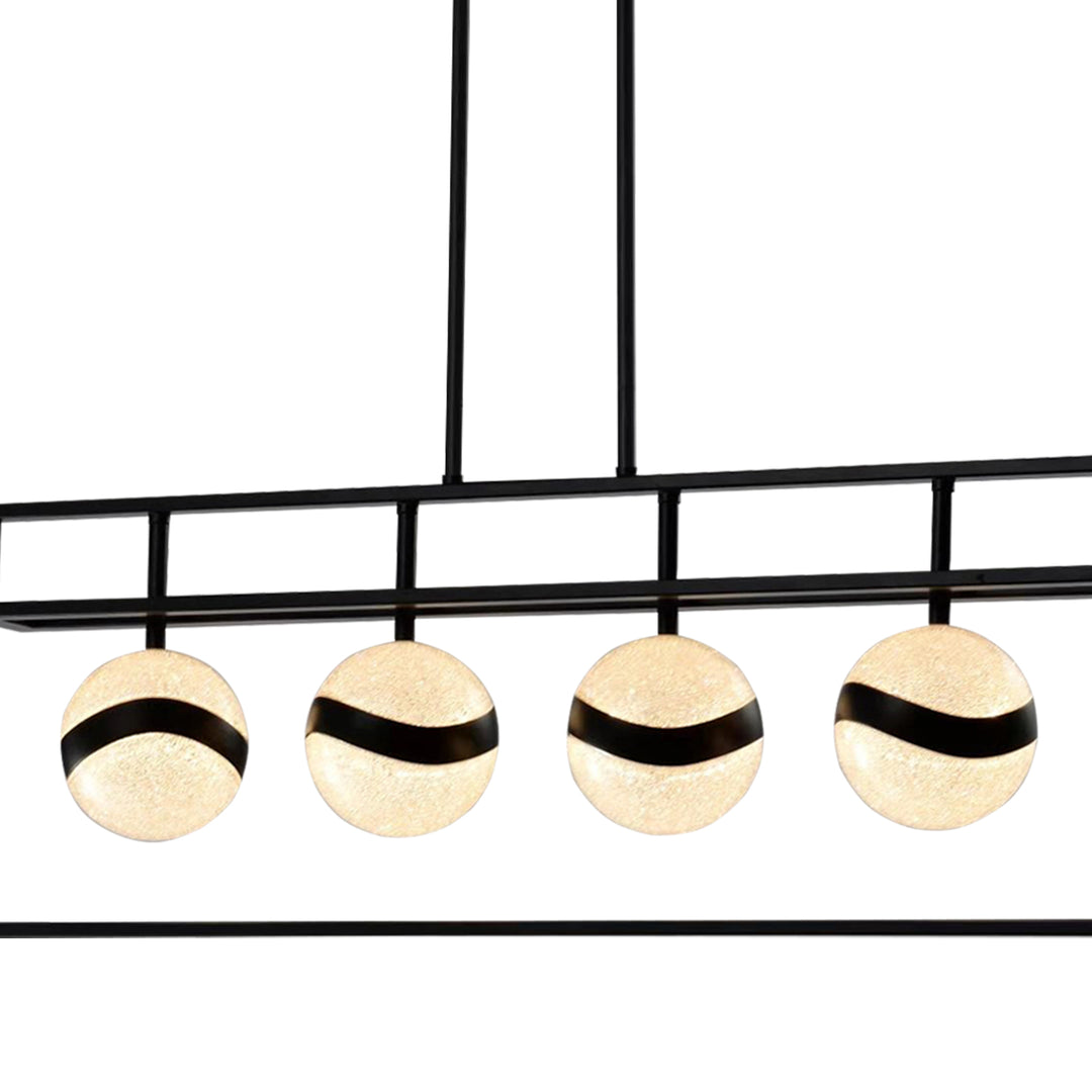 Maxax 4-light LED Rectangle Chandelier #MX2027-P4