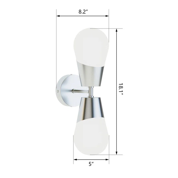 2 - Light Dimmable LED Bath Sconce #MX21047