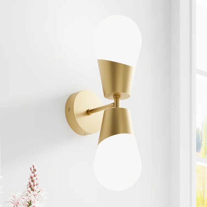 2 - Light Dimmable LED Bath Sconce #MX21047