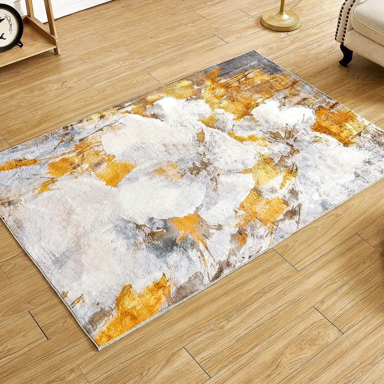 Lobello Abstract Blossom Area Rug