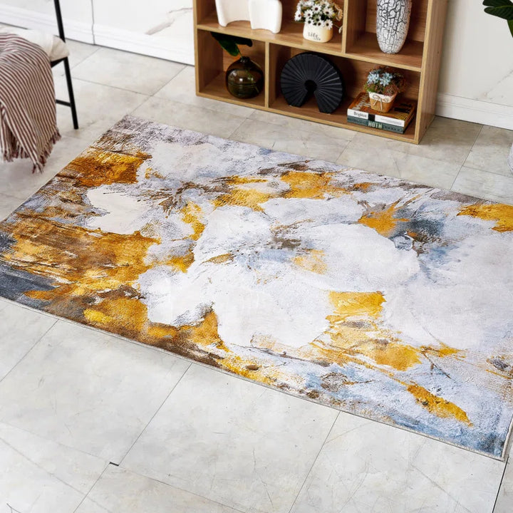 Lobello Abstract Blossom Area Rug