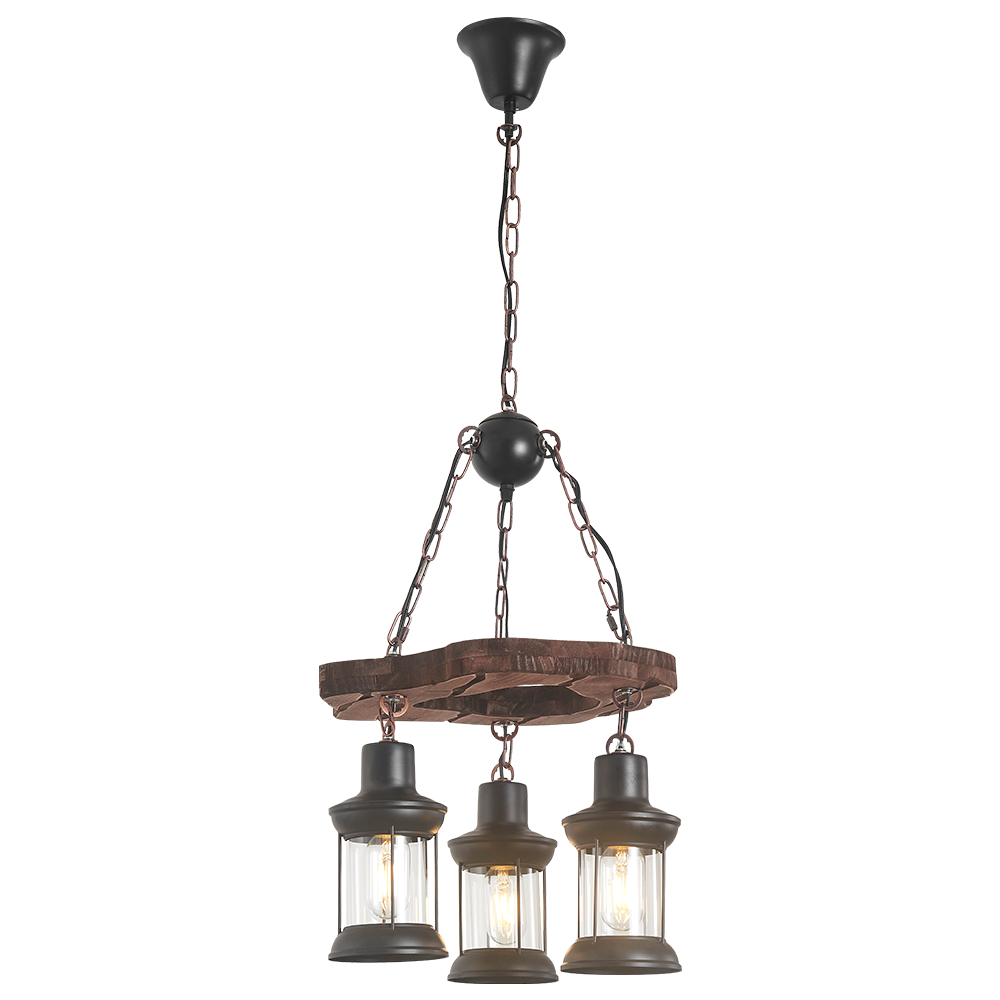 Maxax 3 - Light Lantern Linear Pendant #L04-3