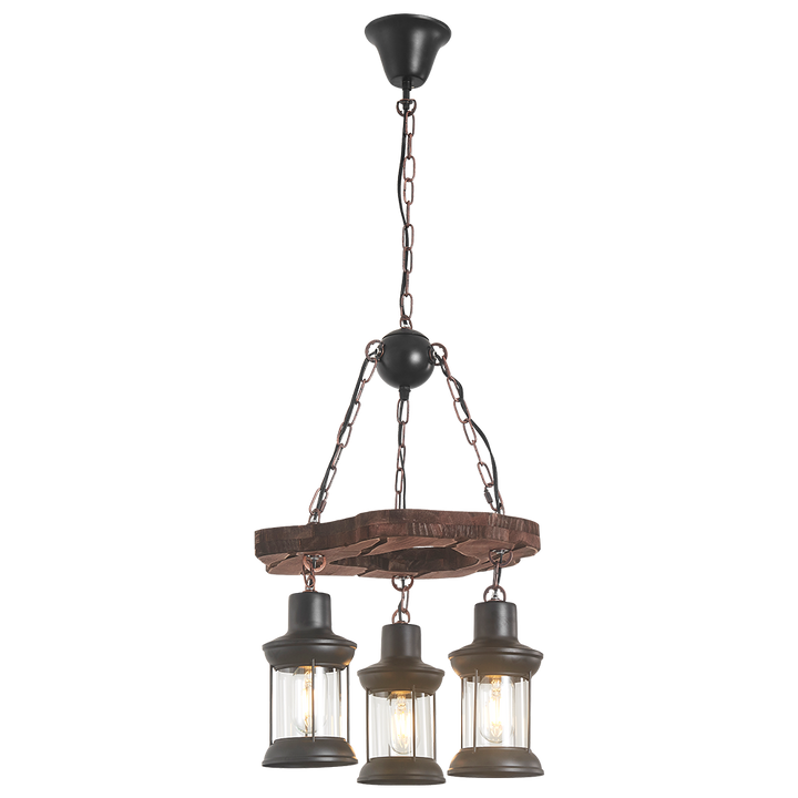 Maxax 3 - Light Lantern Linear Pendant #L04-3