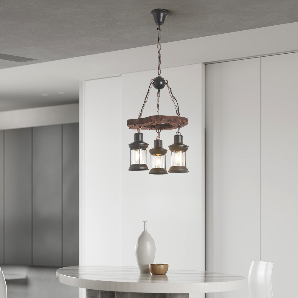 Maxax 3 - Light Lantern Linear Pendant #L04