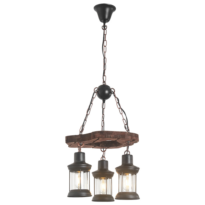 Maxax 3 - Light Lantern Linear Pendant #L04-3