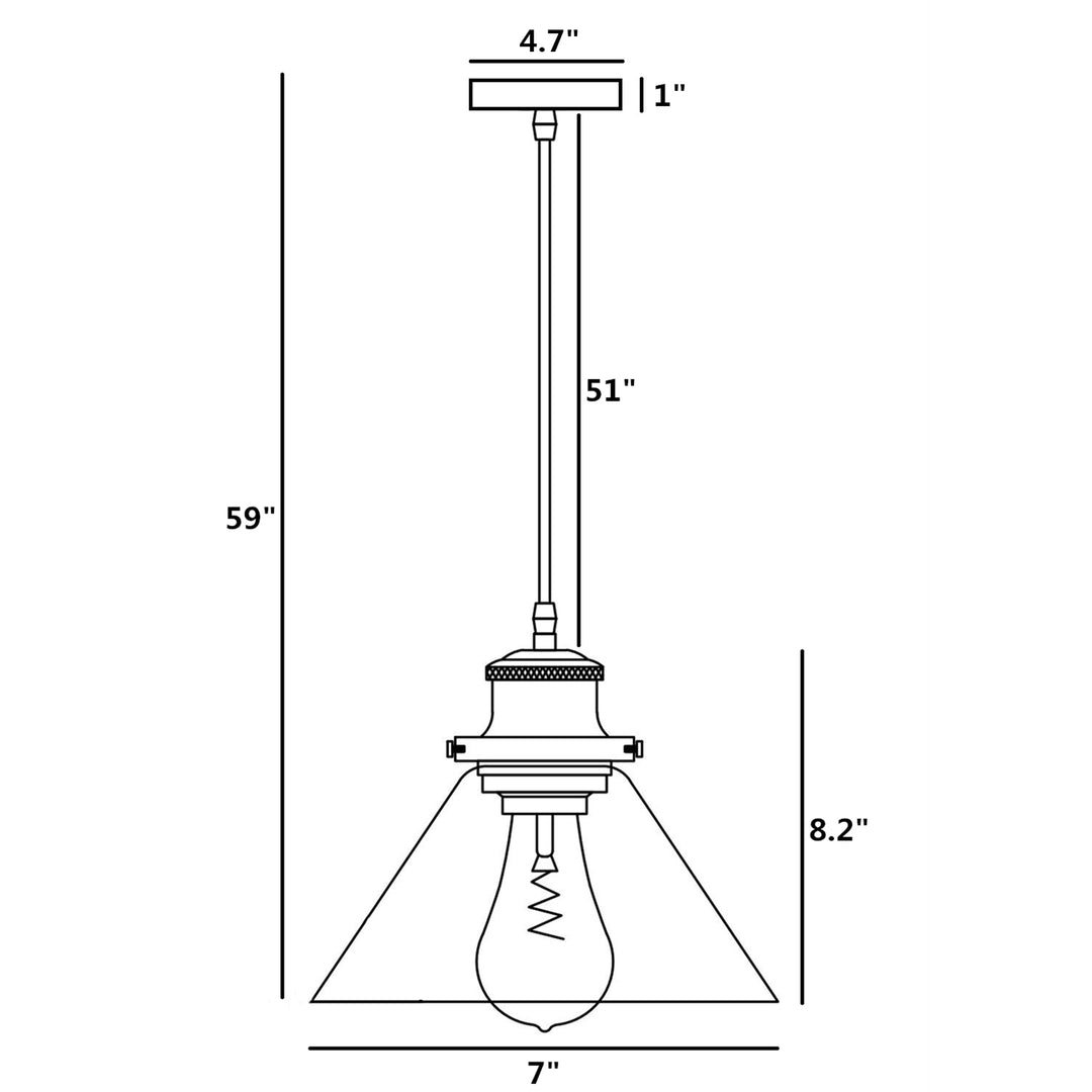 Maxax 1 - Light Single Cone Pendant (Set of 3) #L05-3PK