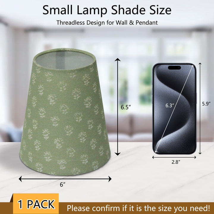 Beacon 6.5" Linen Blend Lamp Shade For Wall And Pendant Lights #L39001