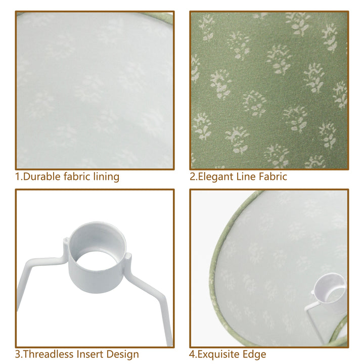 Beacon 6.5" Linen Blend Lamp Shade For Wall And Pendant Lights #L39001