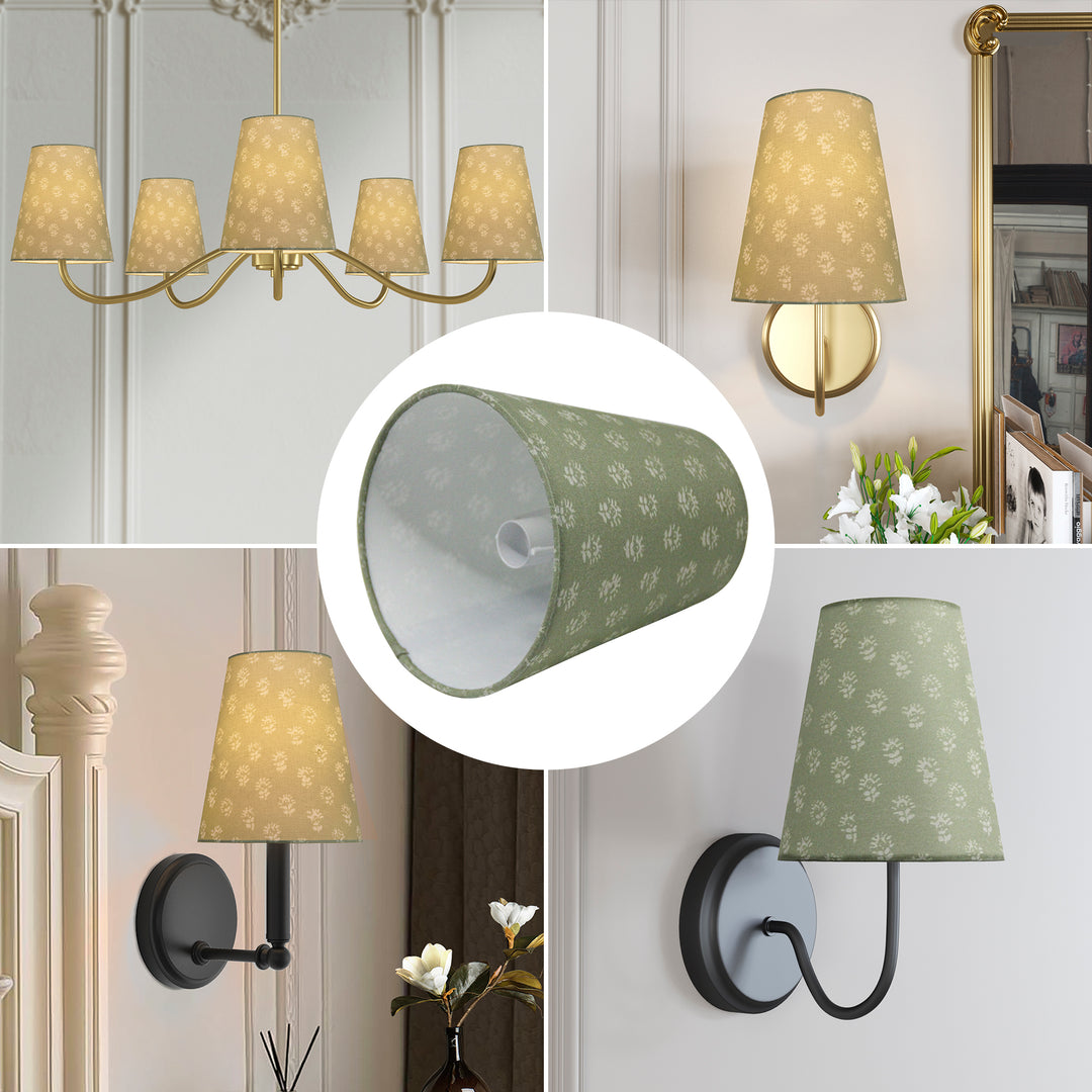 Beacon 6.5" Linen Blend Lamp Shade For Wall And Pendant Lights #L39001