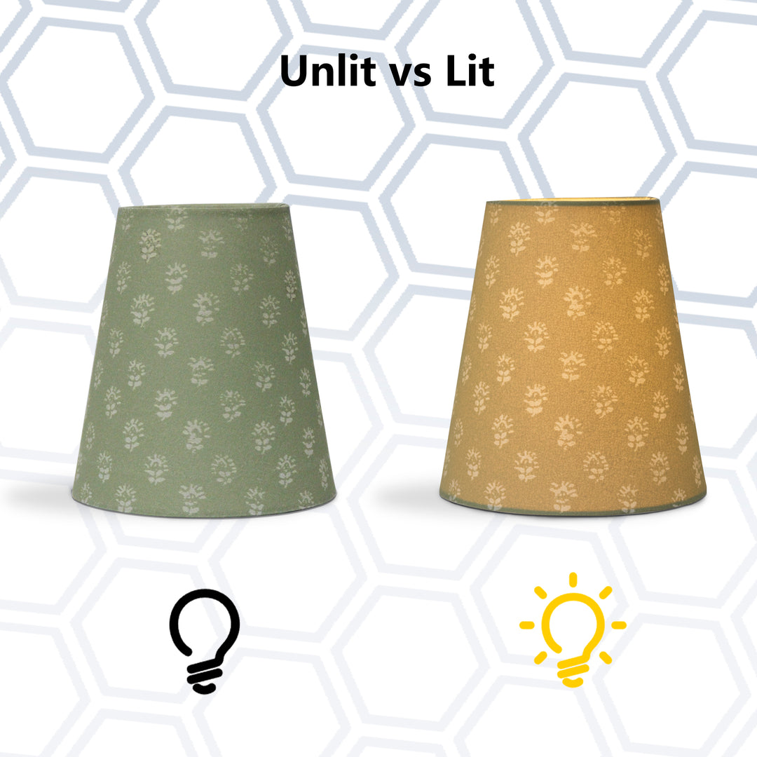 Beacon 6.5" Linen Blend Lamp Shade For Wall And Pendant Lights #L39001