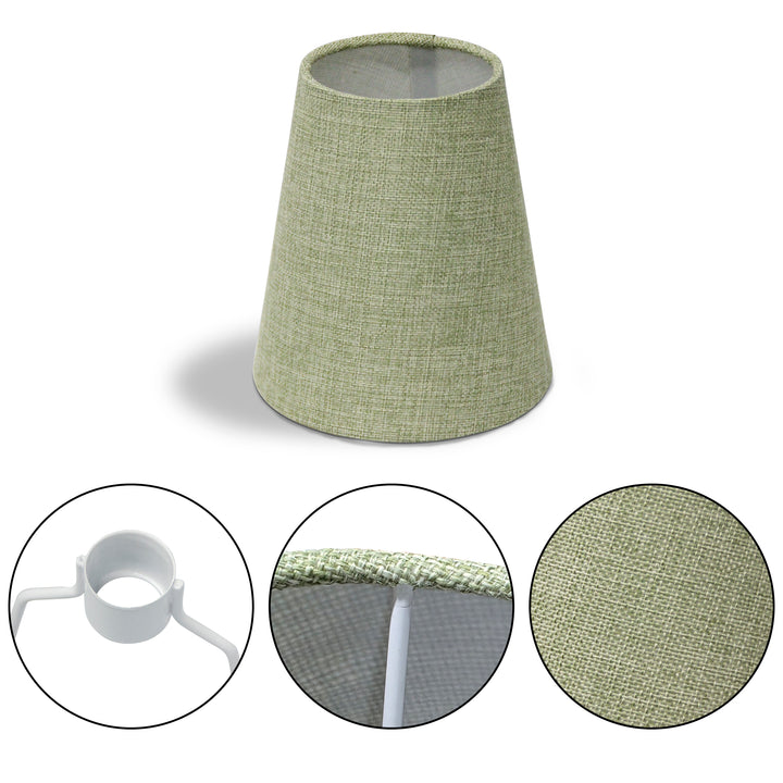 Beacon 6.5" Linen Empire Lamp Shade For Wall And Pendant Lights #L39001