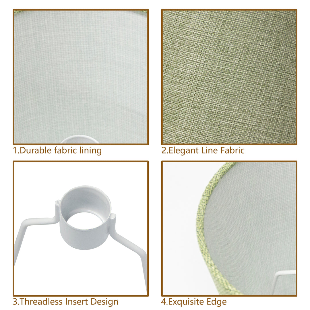 Beacon 6.5" Linen Empire Lamp Shade For Wall And Pendant Lights #L39001