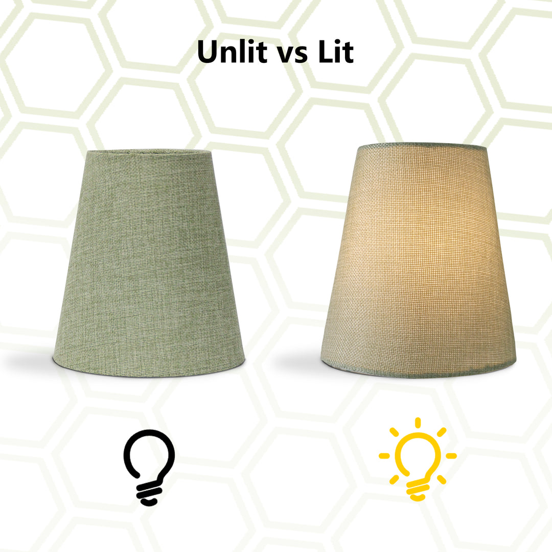 Beacon 6.5" Linen Empire Lamp Shade For Wall And Pendant Lights #L39001