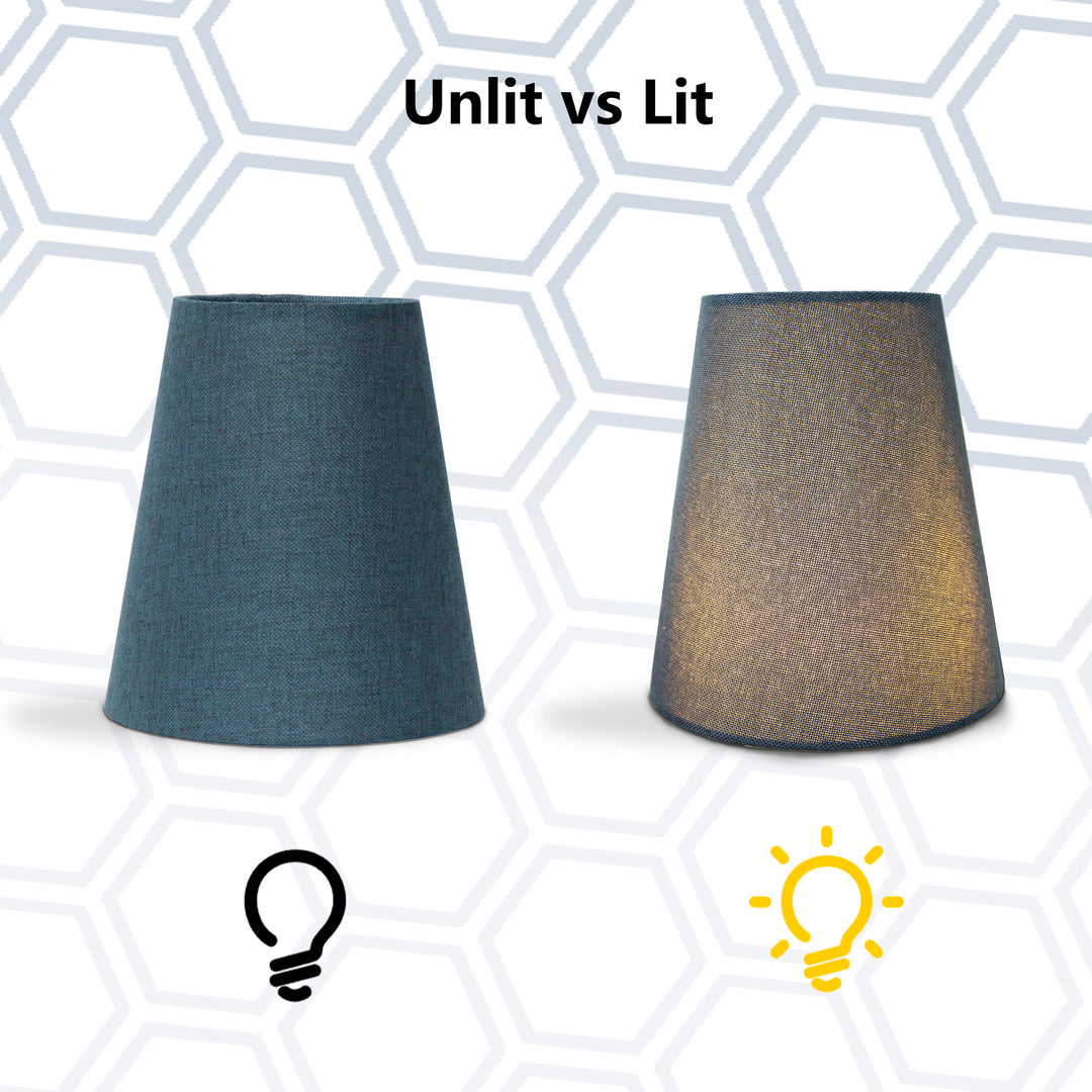 Beacon 6.5" Linen Empire Lamp Shade For Wall And Pendant Lights #L39001